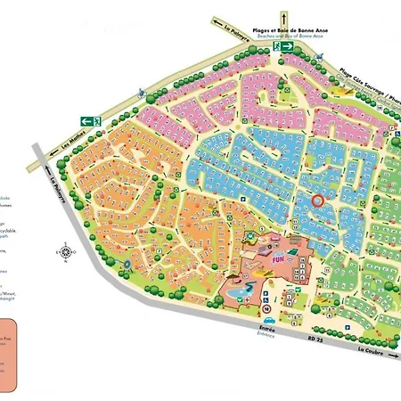 Mobil En 4 Etoiles A Bonne Anse / La Palmyre Kamp alanı *